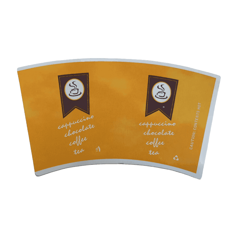 8.25oz Paper Cups Raw Materials PE Coated Paper Cup vifte